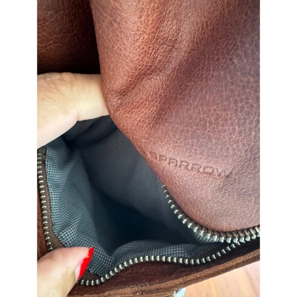 Brunette & Sparrow By Jack Georges Texas – Dark Brown Leather Backpack - Picture 5 of 9